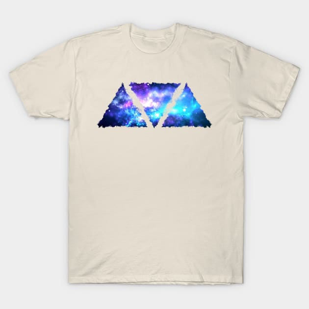 Triangles of galaxy T-Shirt by Scailaret